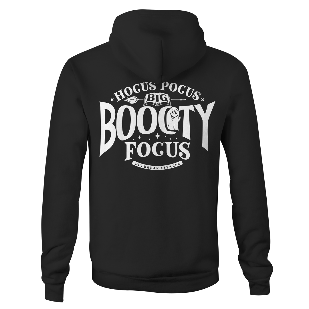 "BOOOTY FOCUS" Uni-Flex Hoodie (BLACK)