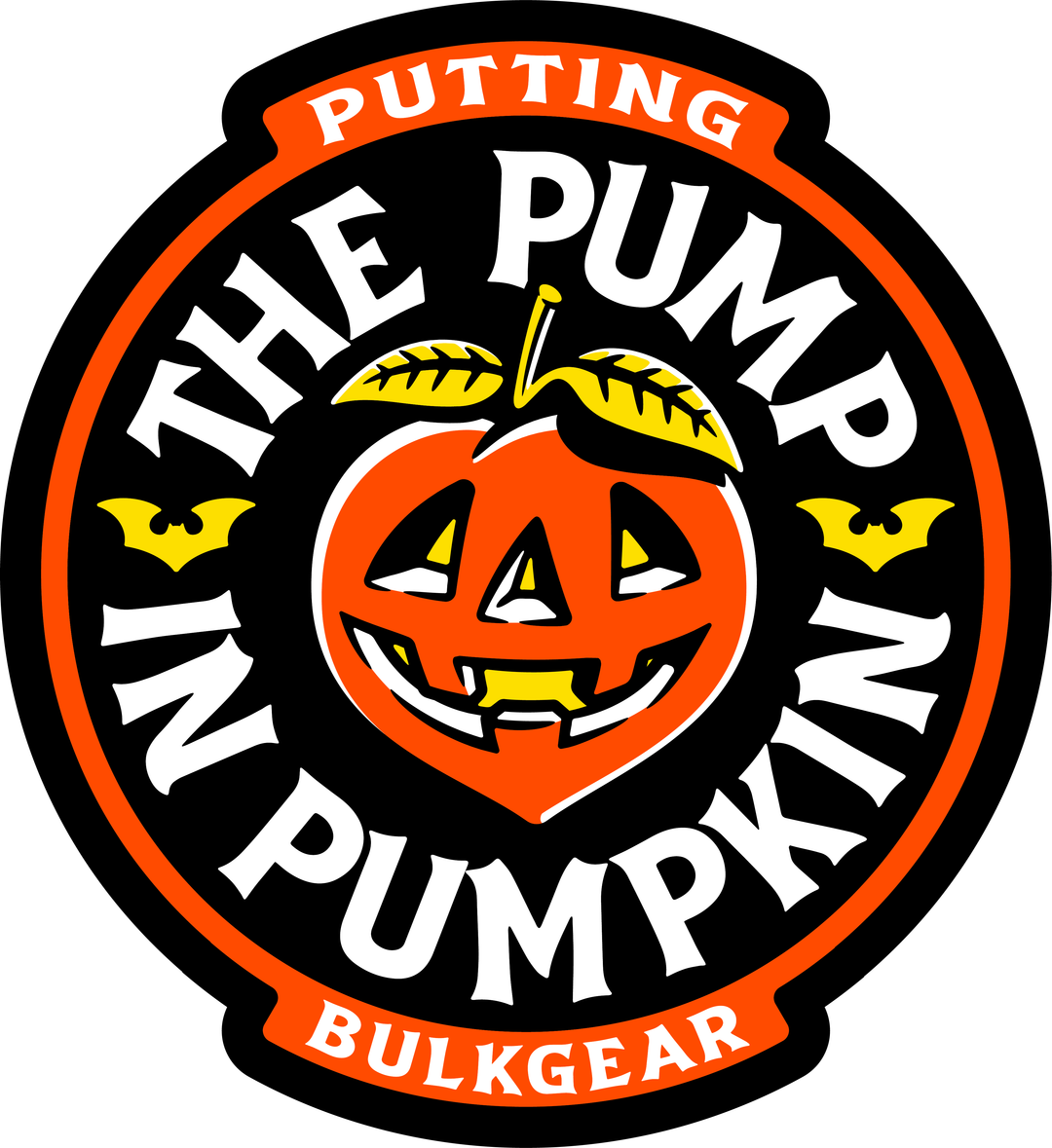 "PEACHY PUMPKIN" Sticker