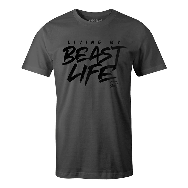 "LIVING MY BEAST LIFE BFE" Uni-Flex Tee (CARBON)