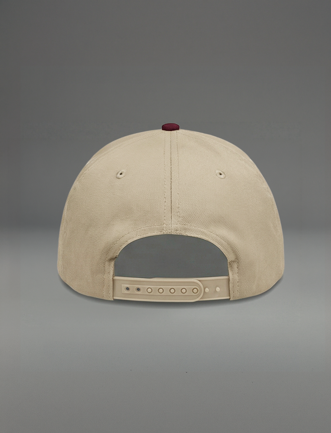 STEADY GRIND'N HAT (KHAKI w/ BURGUNDY)