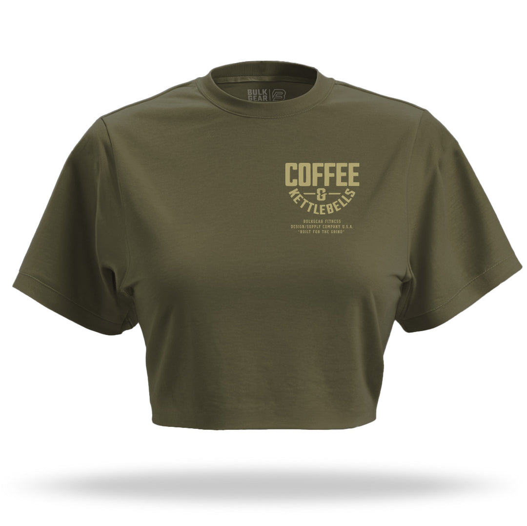 "C&K" Crop Top (MILITARY)