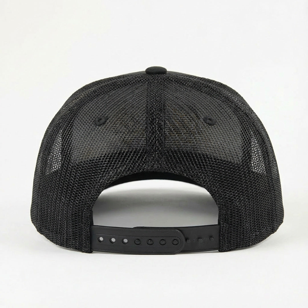 "COFFEE & KETTLEBELLS" FOAM TRUCKER (BLACK)