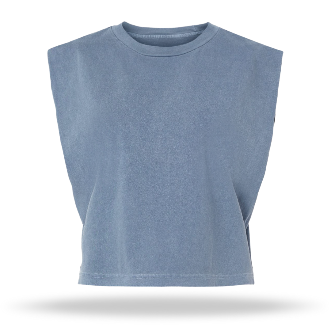 MUSCLE CROP (DENIM)