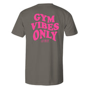 "GYM VIBES ONLY" Uni-Flex Tee (STONE)