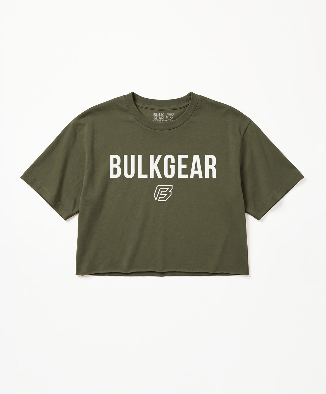 "LOGOMARK" Crop Top (MILITARY)