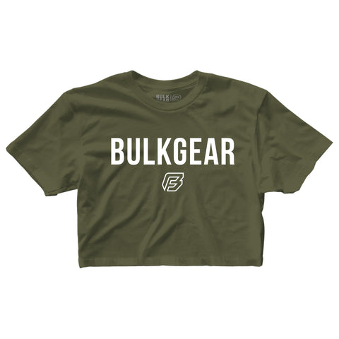 "LOGOMARK" Finisher Crop (MILITARY)