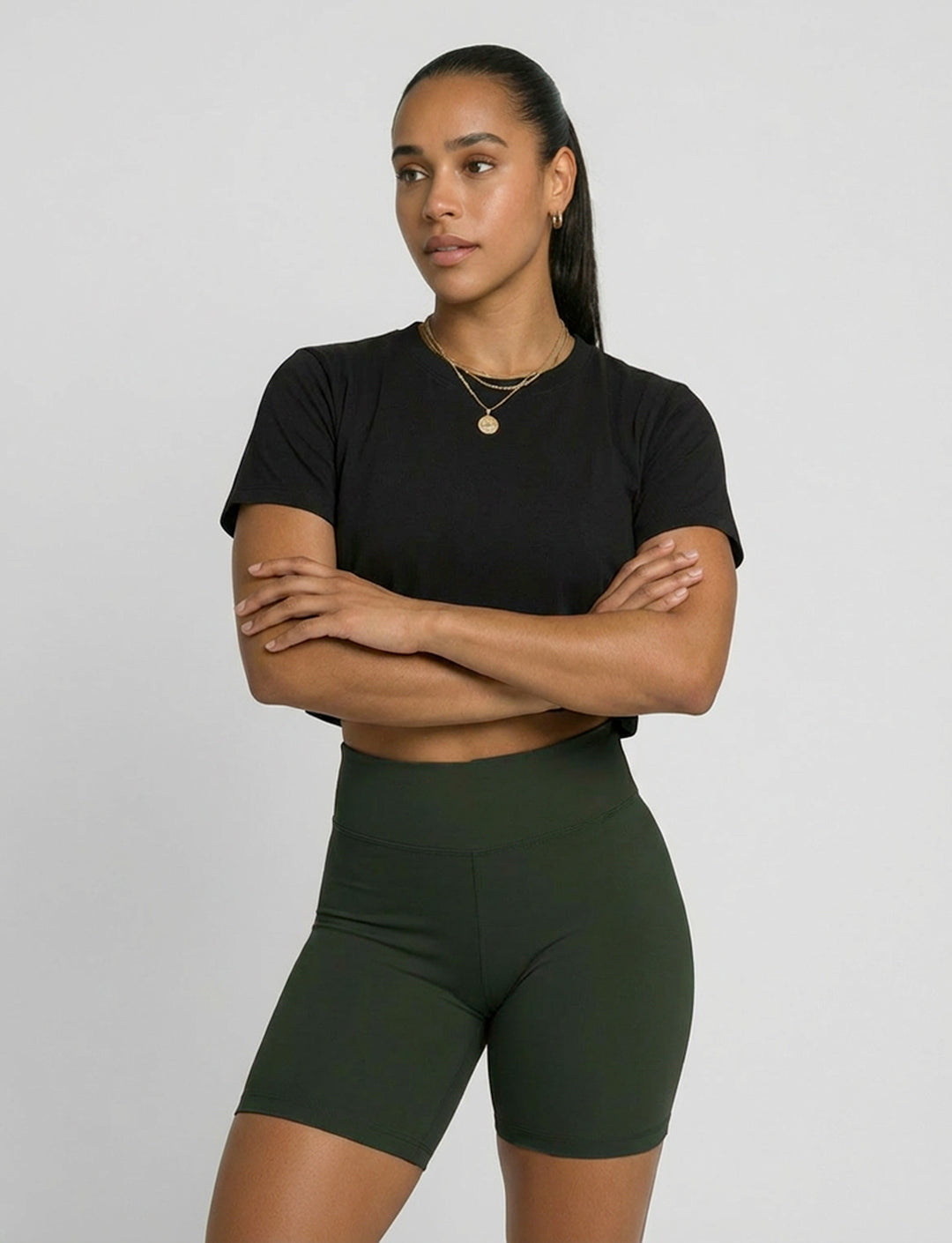 "MONO B" 6IN. SHORT (FOREST GREEN)