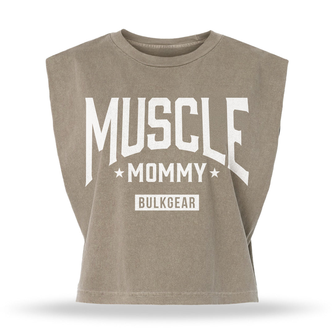 "MM STARS" MUSCLE CROP (SADDLE)
