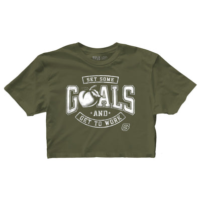 "SET SOME GOALS" Finisher Crop (MILITARY)