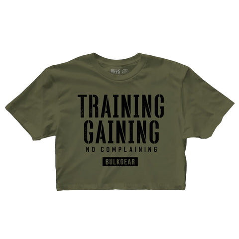 "TRAINING AND GAINING" Finisher Crop (Military)