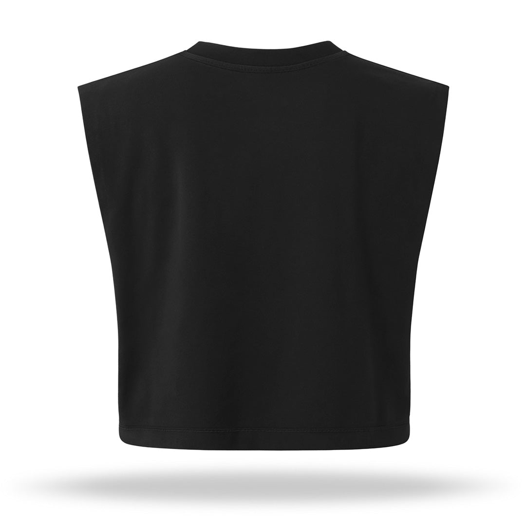 MUSCLE CROP (TRUE BLACK)