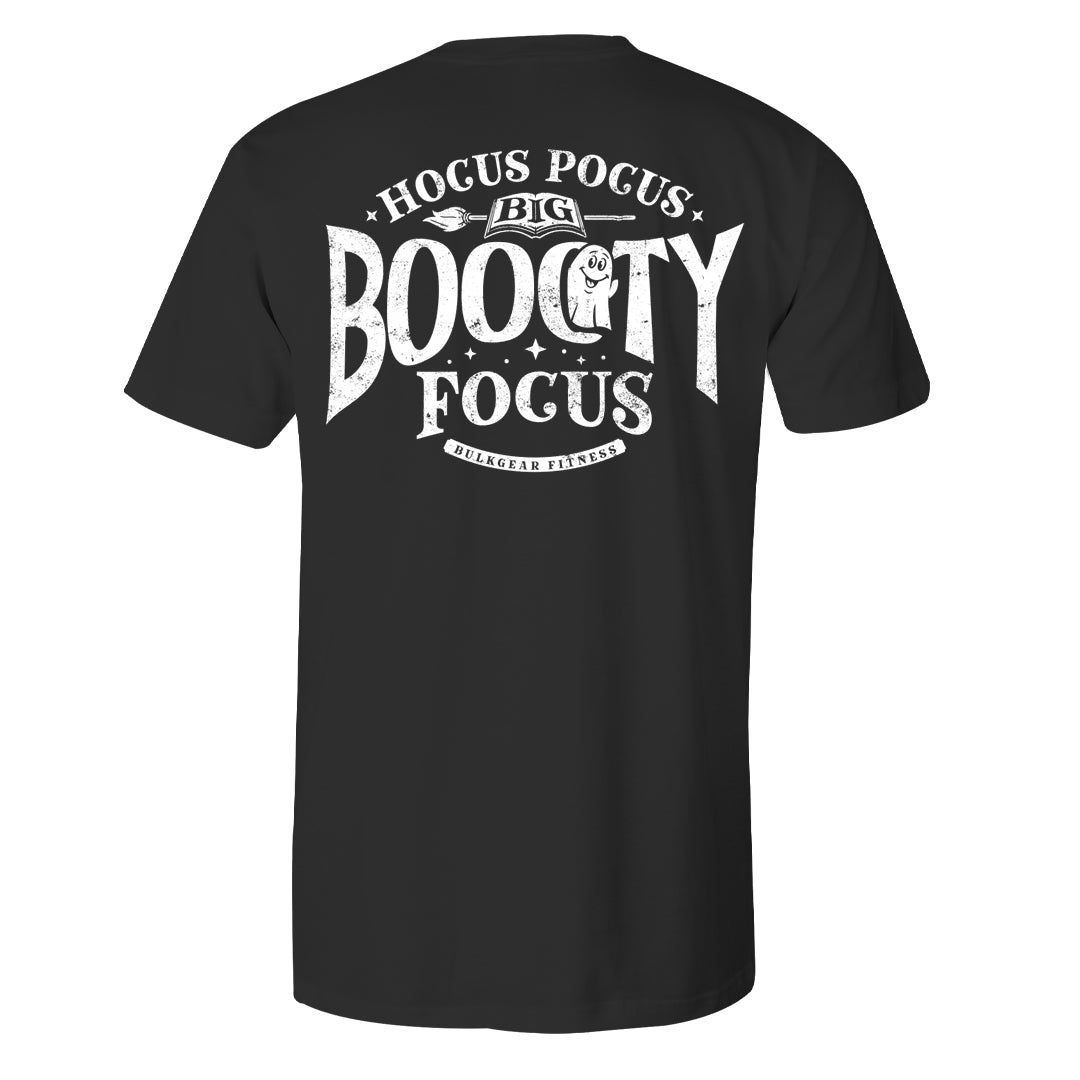 "BOOOTY FOCUS" Uni-Flex Tee (BLACK)