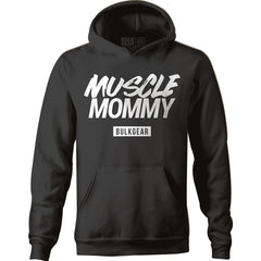 "MUSCLE MOMMY" Uni-Flex Hoodie (BLACK)