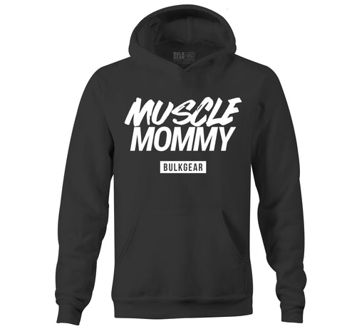 "MUSCLE MOMMY" UNI-FLEX hoodie (BLACK)