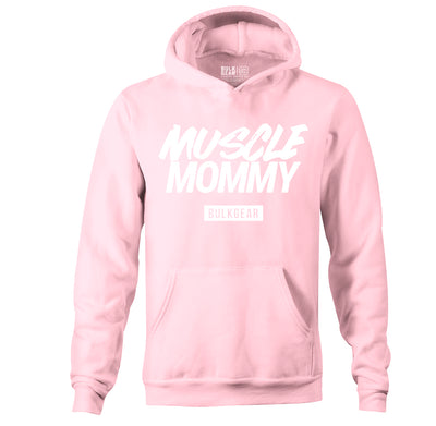 "MUSCLE MOMMY" UNI-FLEX hoodie (LIGHT PINK)