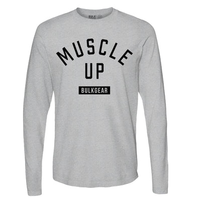"MUSCLE UP" Uni-Flex Long Sleeve (ATHLETIC HEATHER)