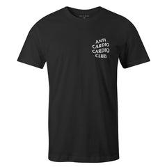 "ANTI CARDIO" Uni-Flex Tee (BLACK)