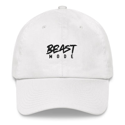 "BEAST MODE" Dad Hat (WHITE)