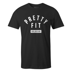 "PRETTY FIT" Uni-Flex Tee (BLACK)