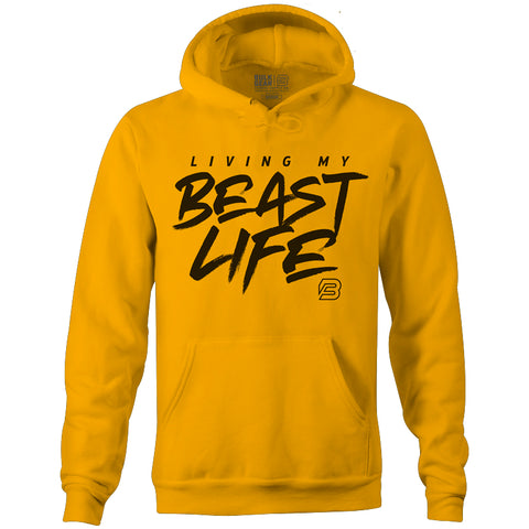 "LIVING MY BEAST LIFE" Hoodie 2XL Only