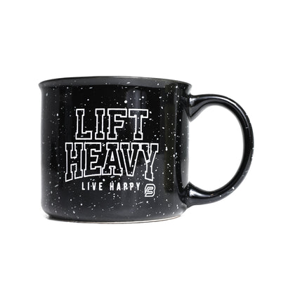 Almost Perfect "LIFT HEAVY LIVE HAPPY" Coffee Mug
