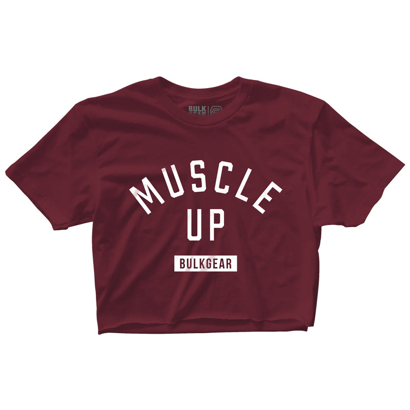 Training Raw-Edge Muscle Tank Top - Maroon Bulk Season